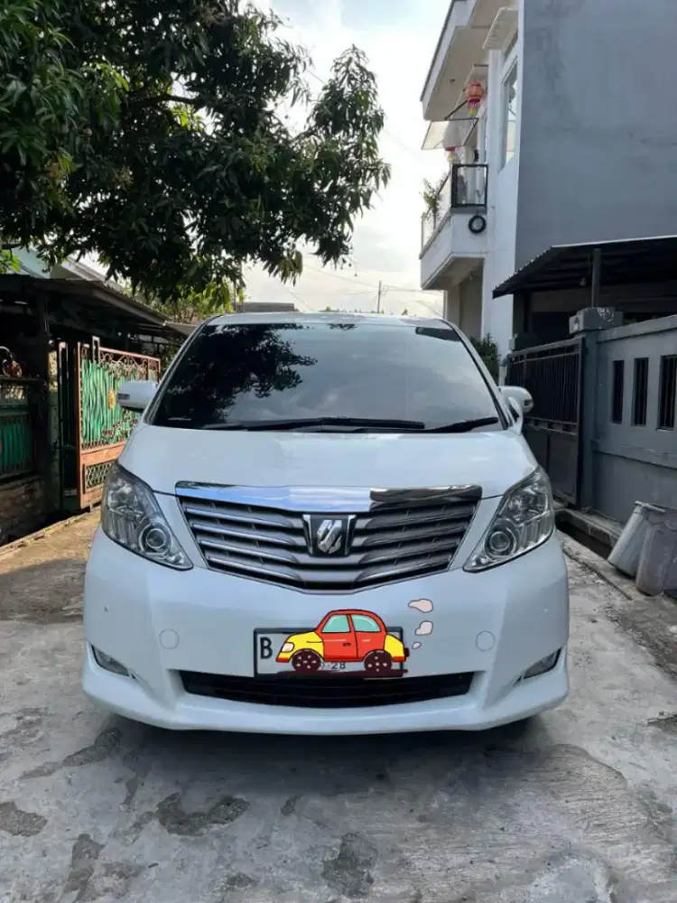 Toyota Alphard 3.5 Q (AT-Bensin) Tahun 2008 (Putih). (Nego)