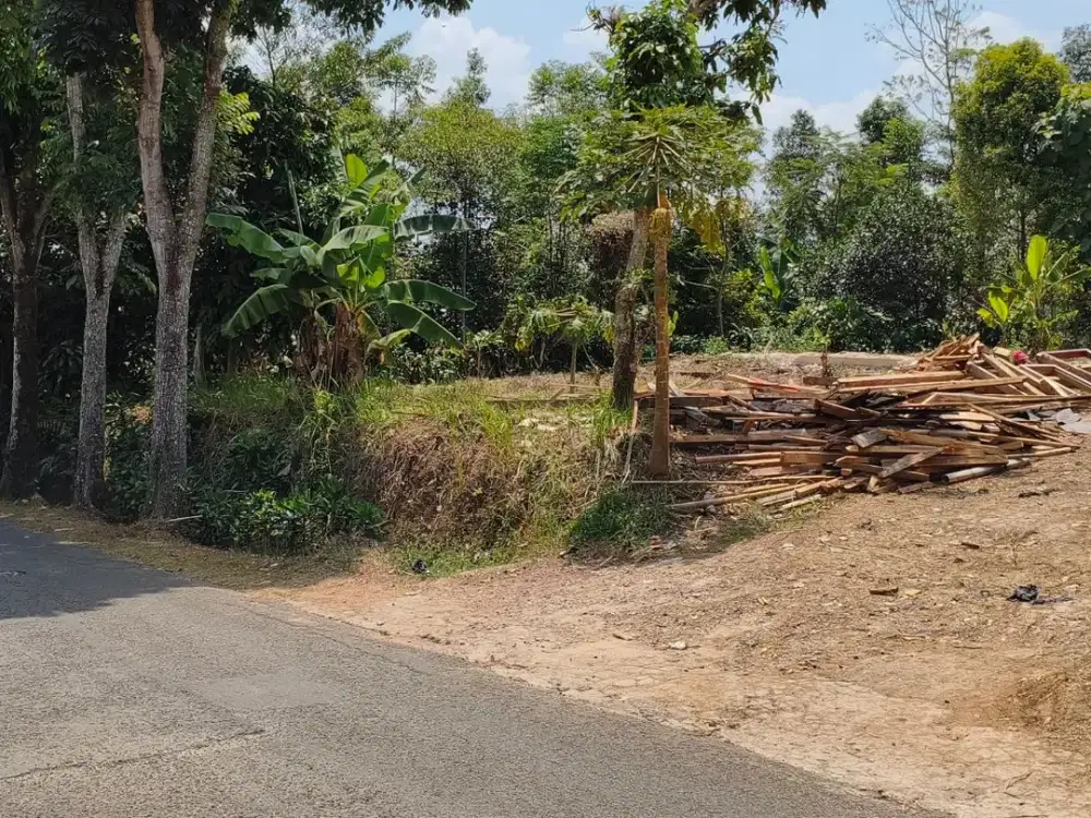 Kebun Datar 529 m² SHM di Darangdan Purwakarta – Dekat Exit Tol & Akses Mobil 2 Arah
