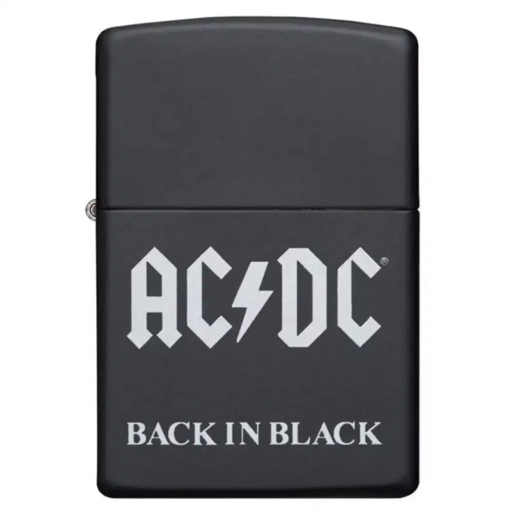 KOREK ZIPPO ACDC BACK IN BLACK
