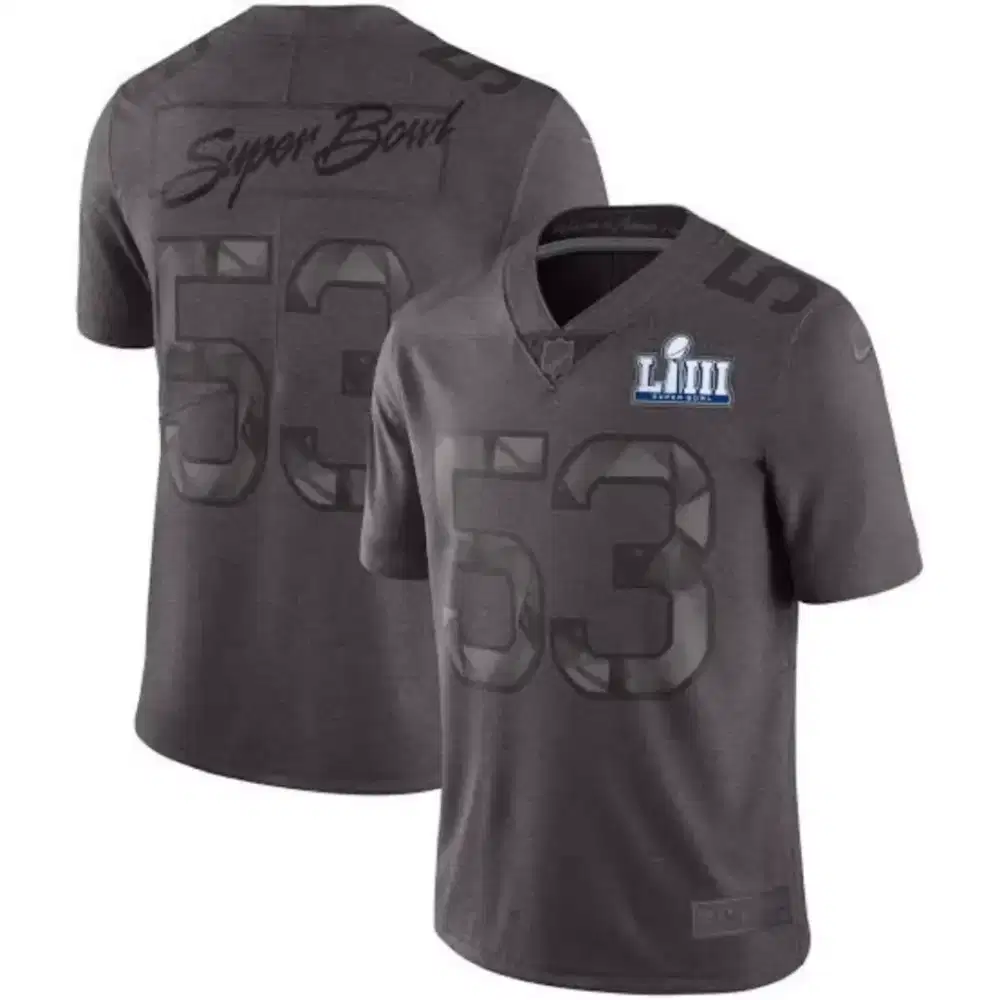 NFL SUPERBOWL LIII LIMITED JERSEY (ukuran L usa)