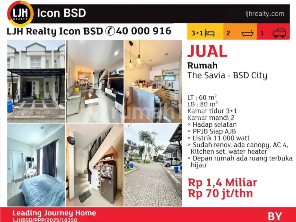 Rumah Dijual Di Savia Nusa Lokas Bsd City