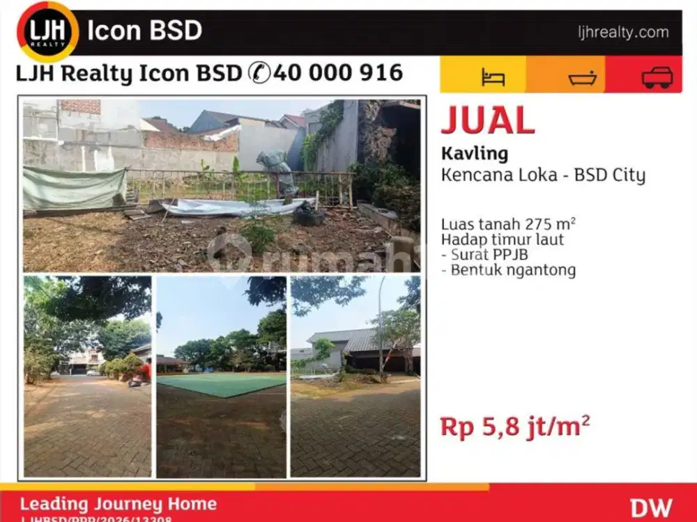 Jual Kavling Loka BSD City