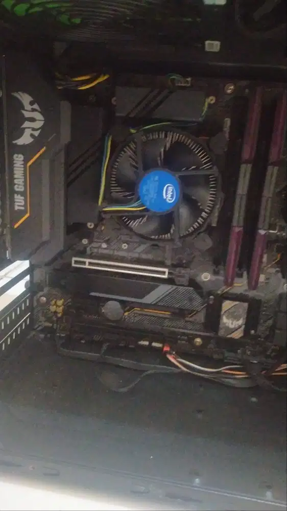 motherboard asus tuf gaming b460m plus wifi + core i5 10400