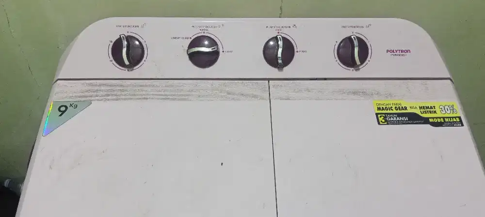 Mesin cuci Polytron 2 tabung