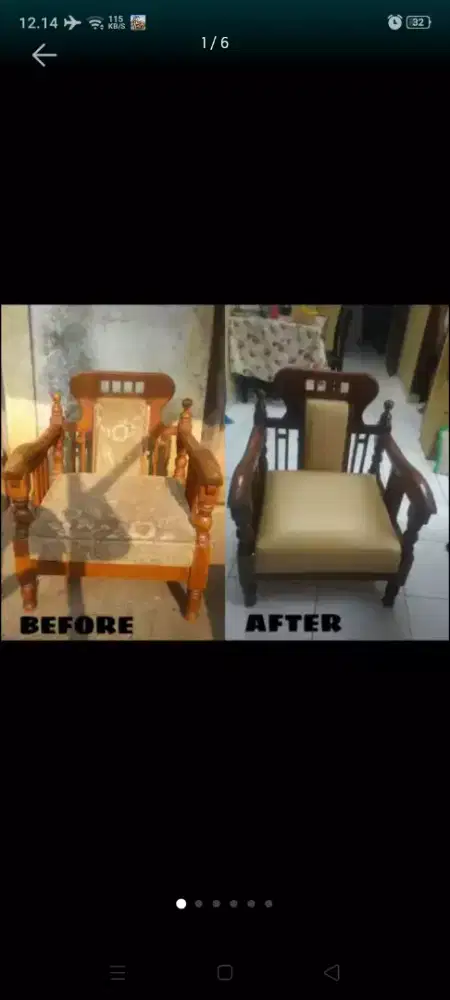 Jasa reparasi kursi jati