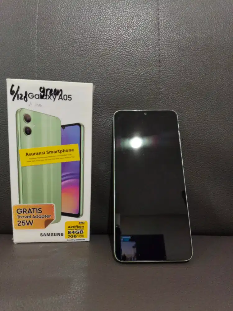 Dijual samsung A05 6/128 kondisi mulus lengkap