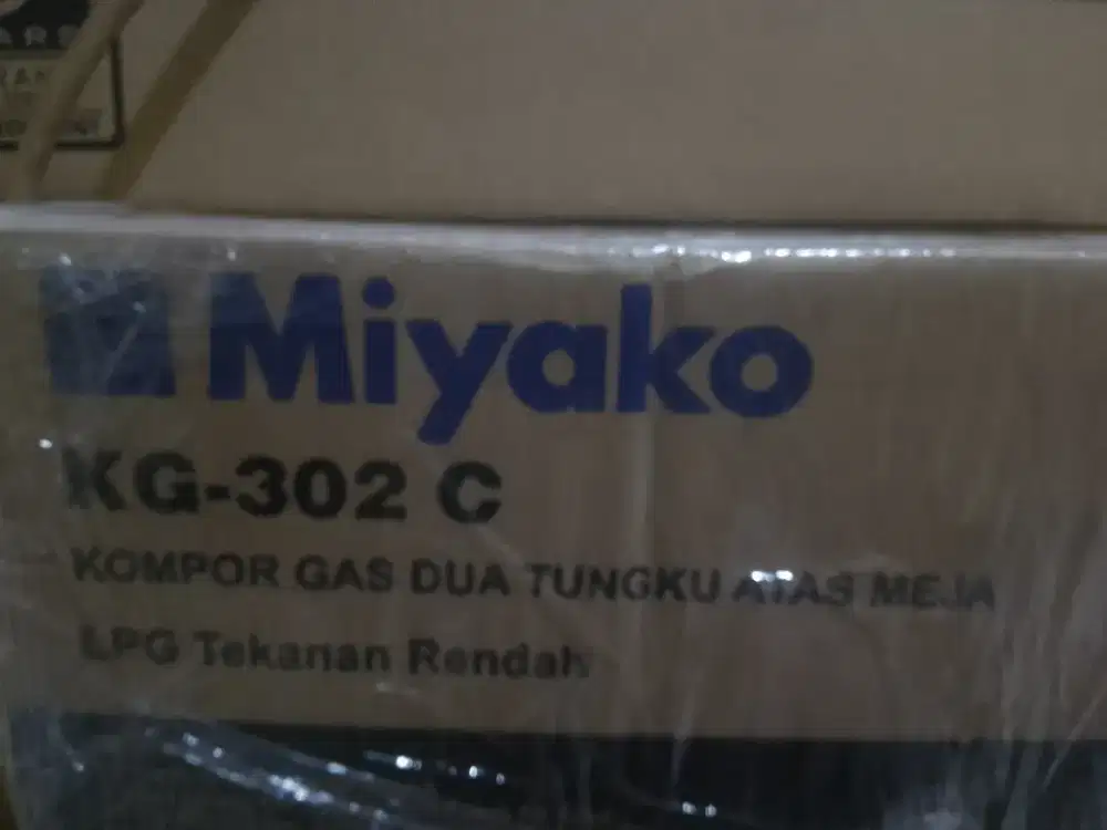 Jual cepat kompor gas 2 tungku Miyako