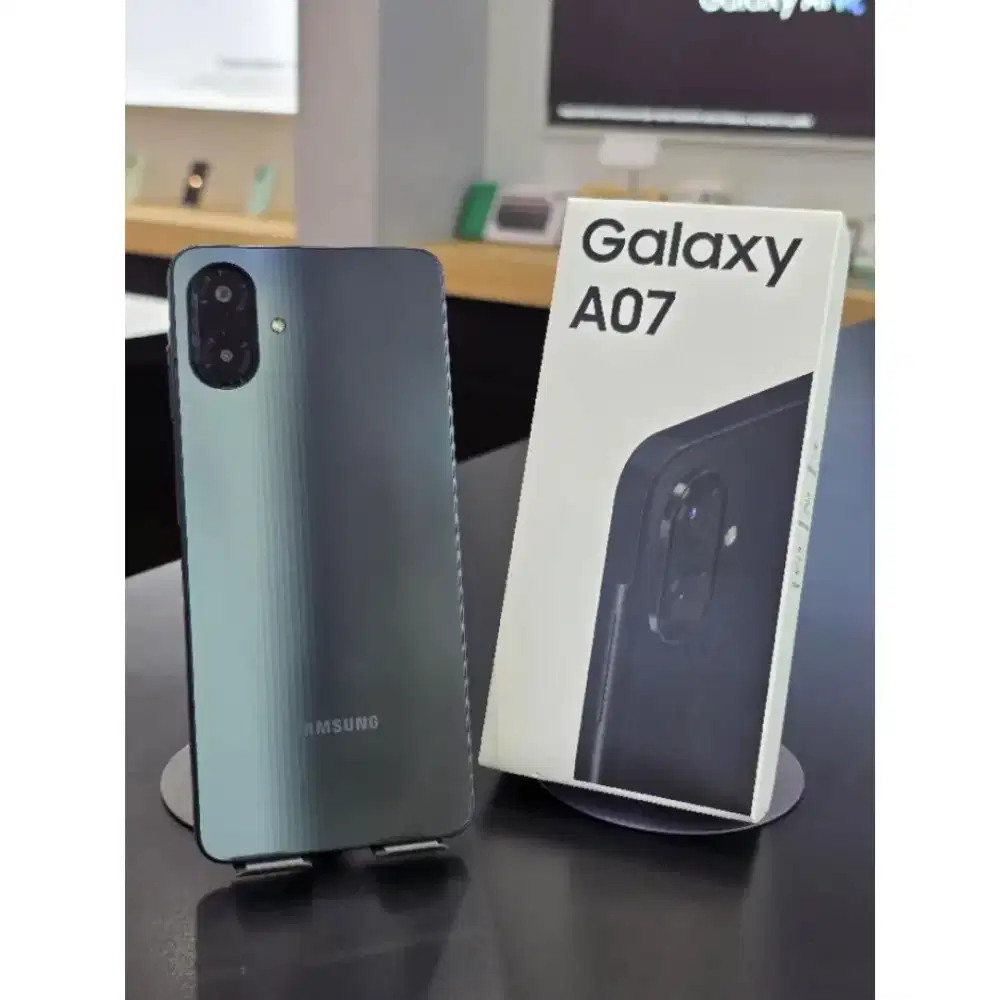 Samsung A07 Black 4/64 MULUS NORMAL