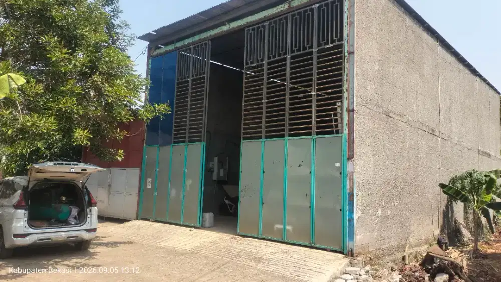 Jual gudang atau workshop produksi