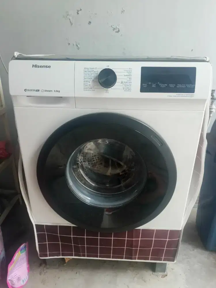 Dijual Cepat Mesin Cuci kondisi Mantul, merk Hisense 8,5Kg