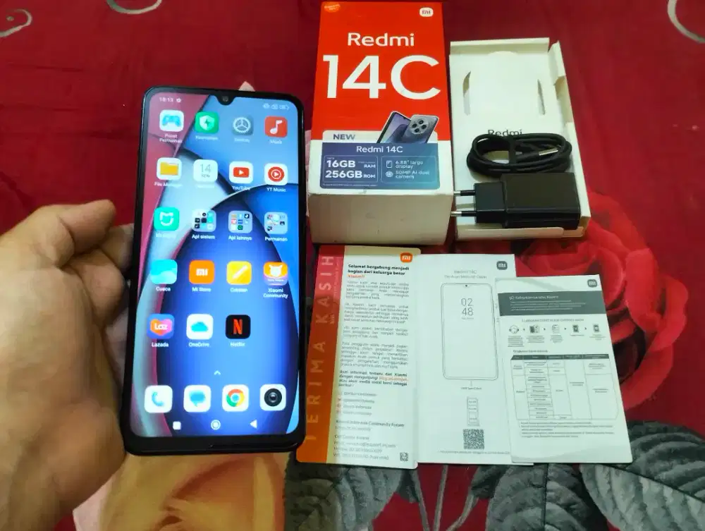 BU XIAOMI REDMI 14C RAM 8GB / 256GB 4G LTE 6.88in Kamera 50MP 5160Mah