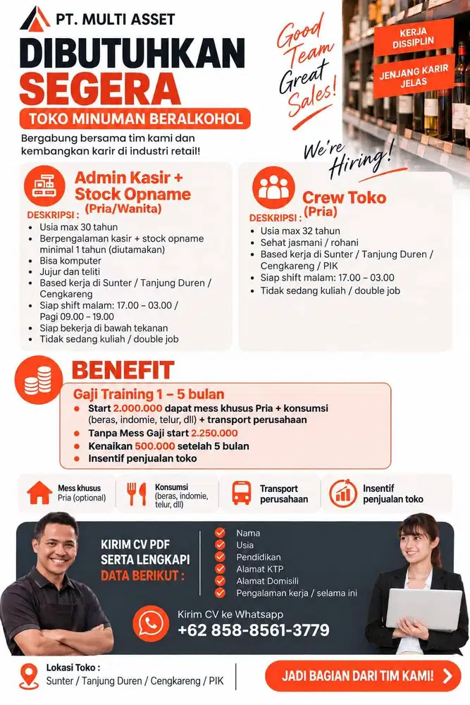 Lowongan kru toko