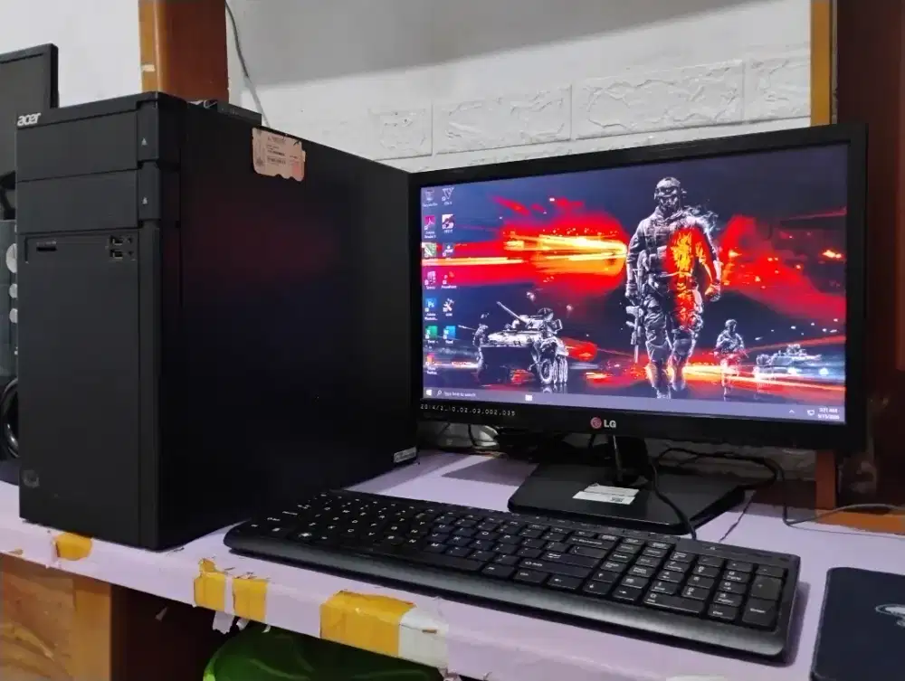 Pc gaming roblox / intel core i5 + ram 8gb + monitor 19inch / acer