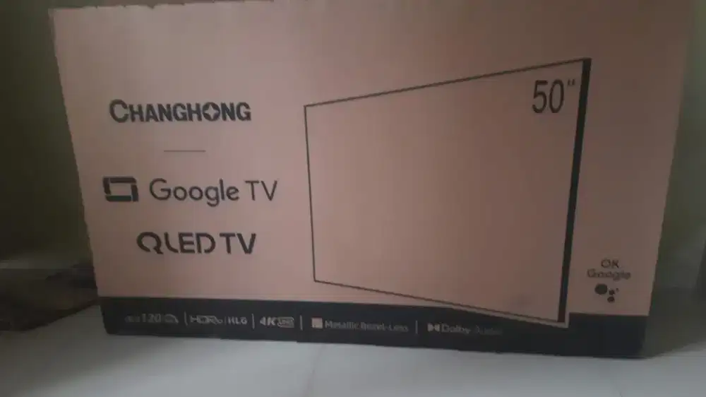 Changhong Google Tv Qled Pro 4k 50inci Garansi Panjang