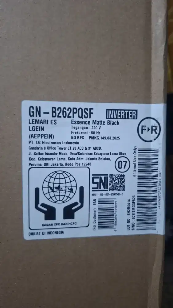 Kulkas LG inventer baru