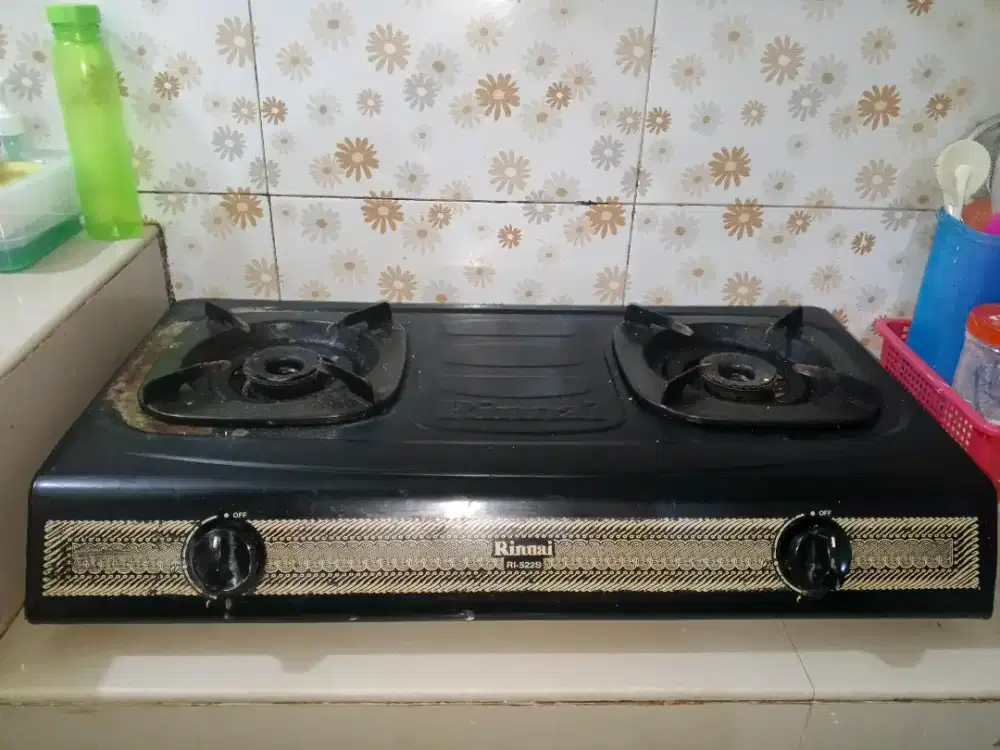 Kompor Gas Rinnai 2 Tungku RI-522S