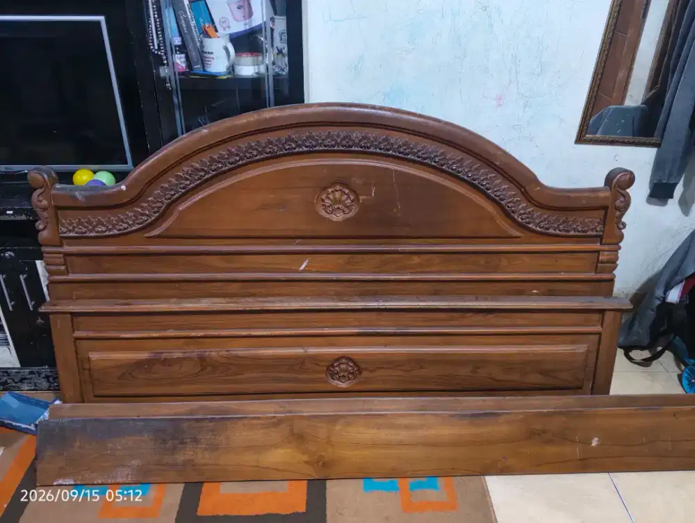 Dipan Kayu Jati asli ukuran No.2