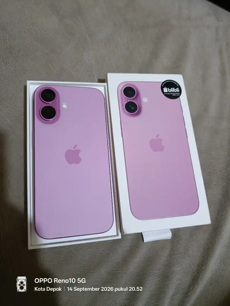 IPHONE 16 128 GB GARANSI ON 30 JAN 2027