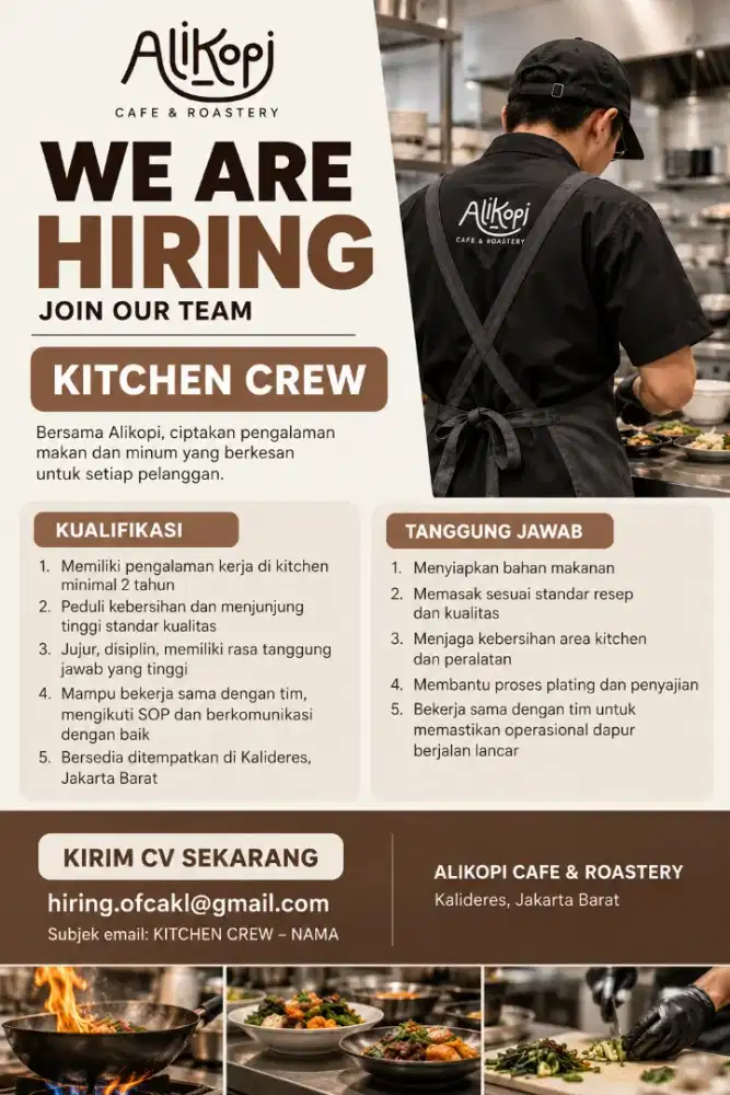 Kitchen crew / kitchen staff