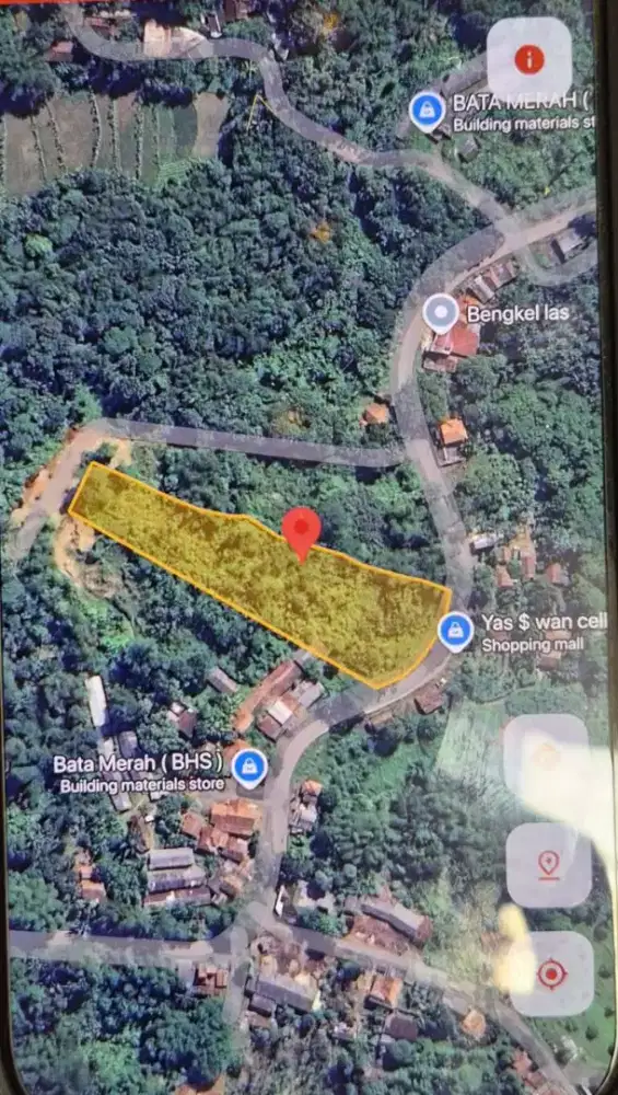 Dijual TANAH  Cikalong Cianjur