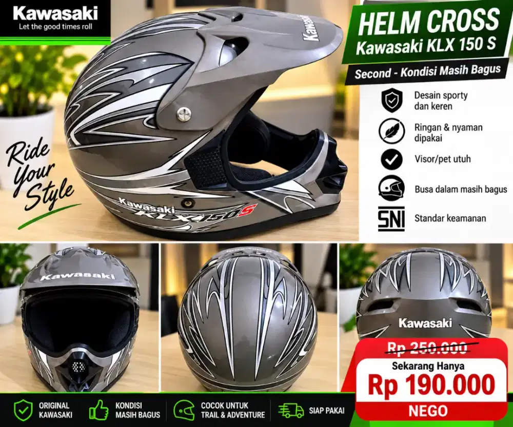 Jual Helm Kawasaki