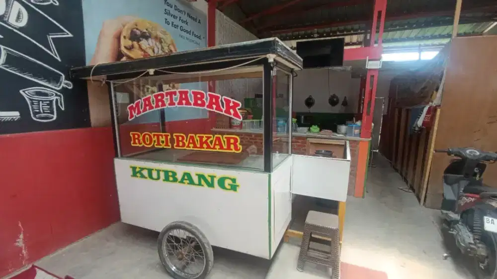 Jual Gerobak Martabak Kubang Lengkap