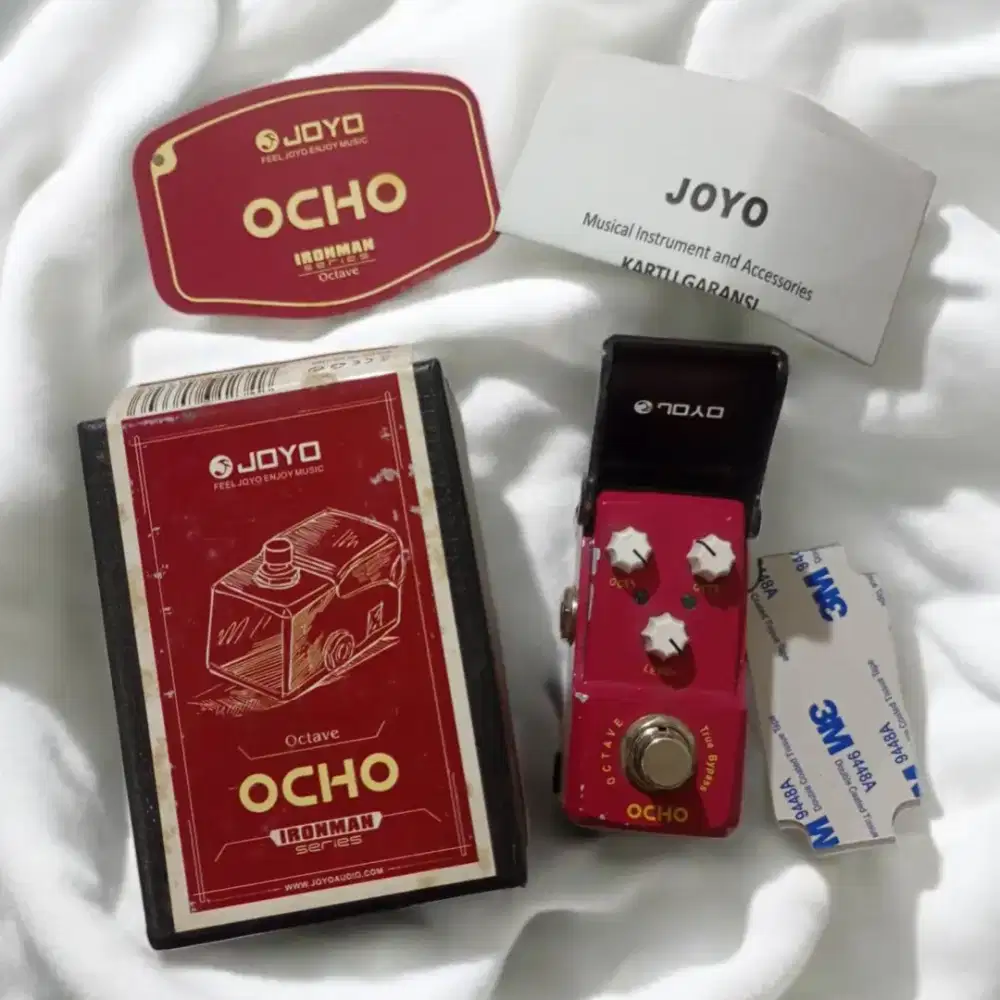 Efek Pedal Gitar Octaver JOYO JF-330 Fullset