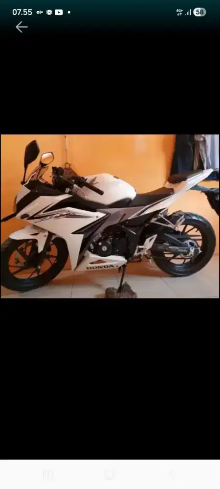 Jual motor SBR 150 Dan menerima tuker hoby ke matic
