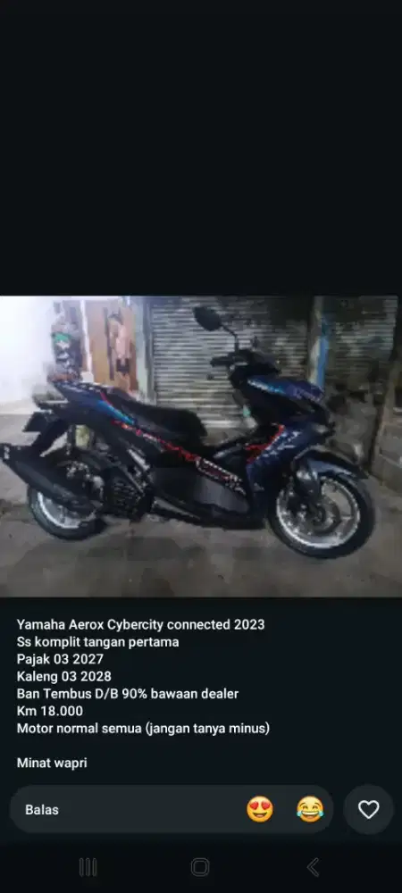 Yamaha aerok 2023