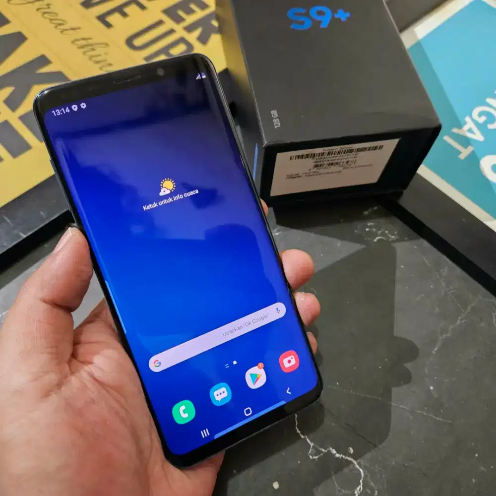 SAMSUNG GALAXY S9+ 6/128 GB WITHBOX RESMI EX SEIN NORMAL