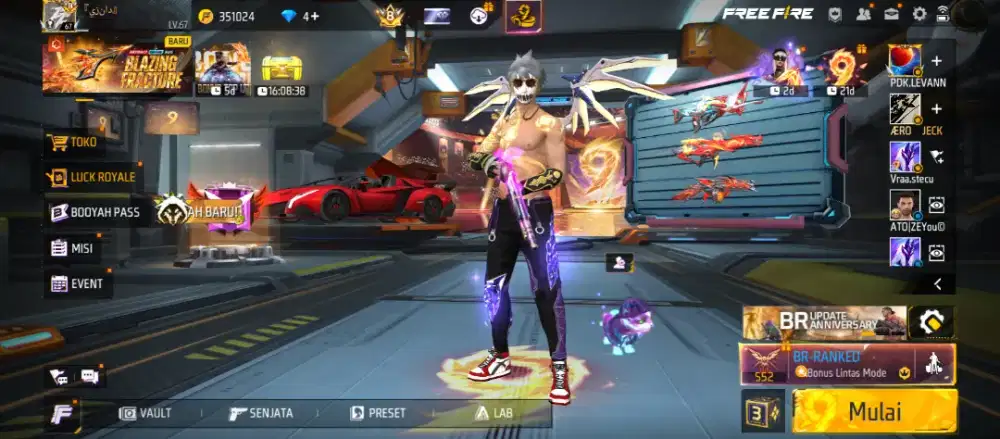 AKUN FF PRIME 8