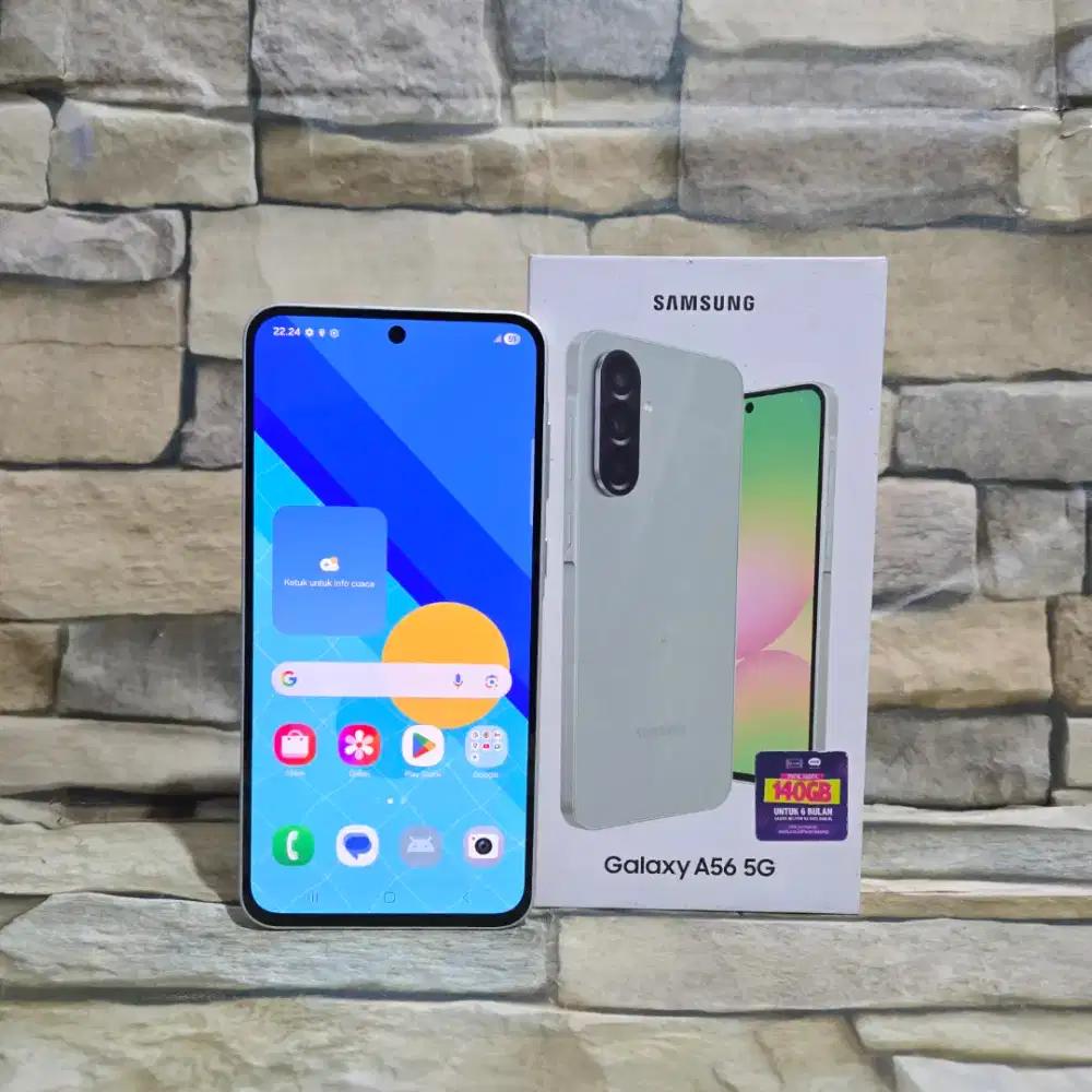Samsung A56 5G 8/256 Olive Fullset Segel Normal Mulus 98%