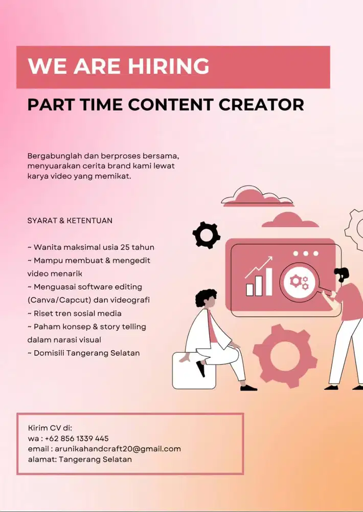 Part Time Content Creator