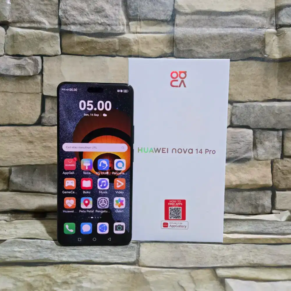 Huawei Nova 14 Pro 12/512 Black Fulset segel mulus 98% Garansi panjang