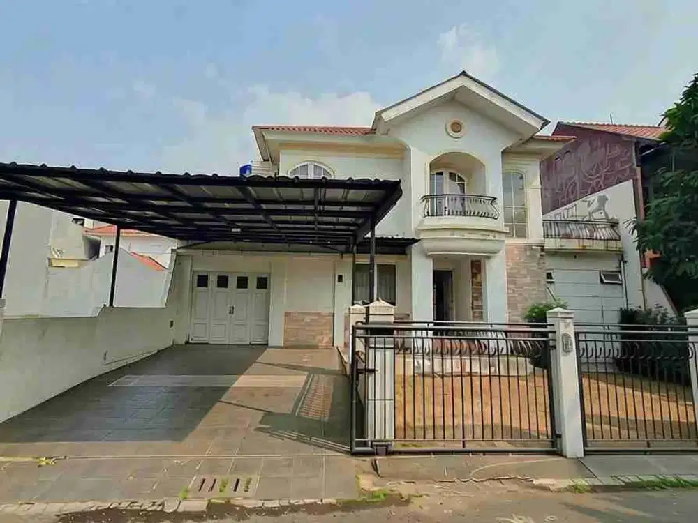 Dijual rumah luas dalam cluster lingkungan nyaman