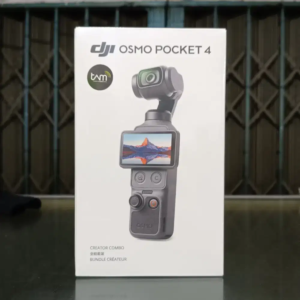 DJI Osmo Pocket 4 Creator Combo Baru Garansi Resmi TAM