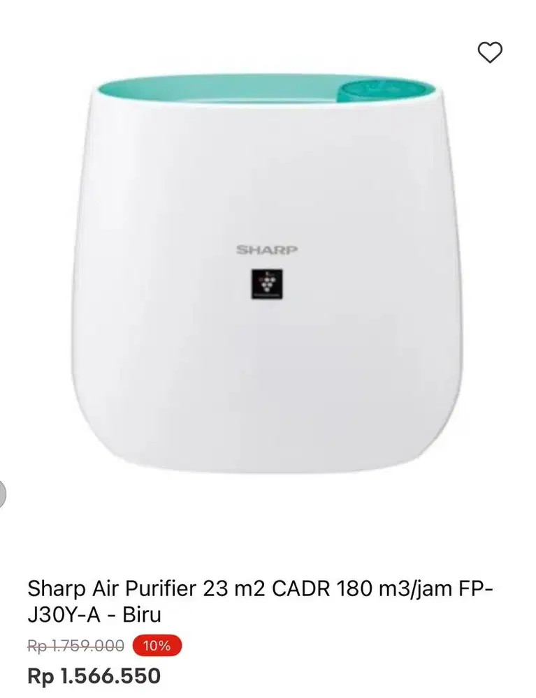 AIR PURIFIER SHARP J30Y