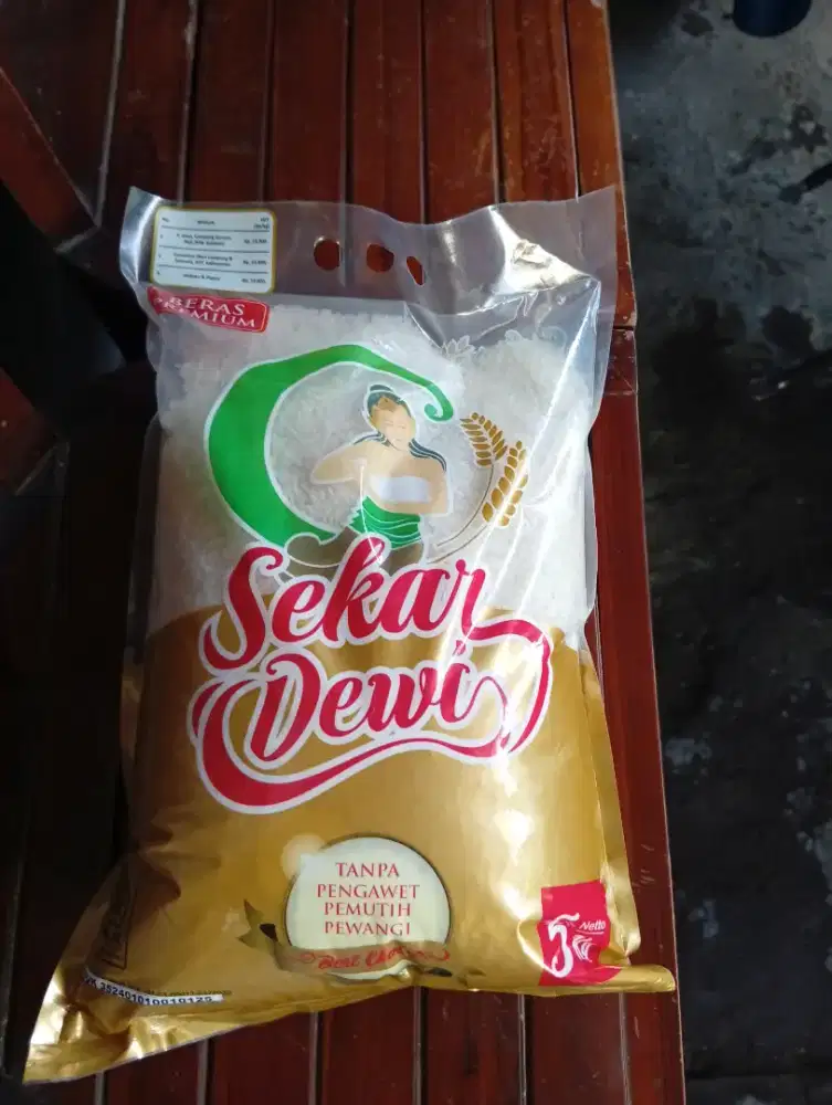 Beras premium Sekar dewi 5kg