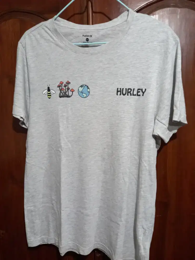 Kaos Hurley abu2 size M