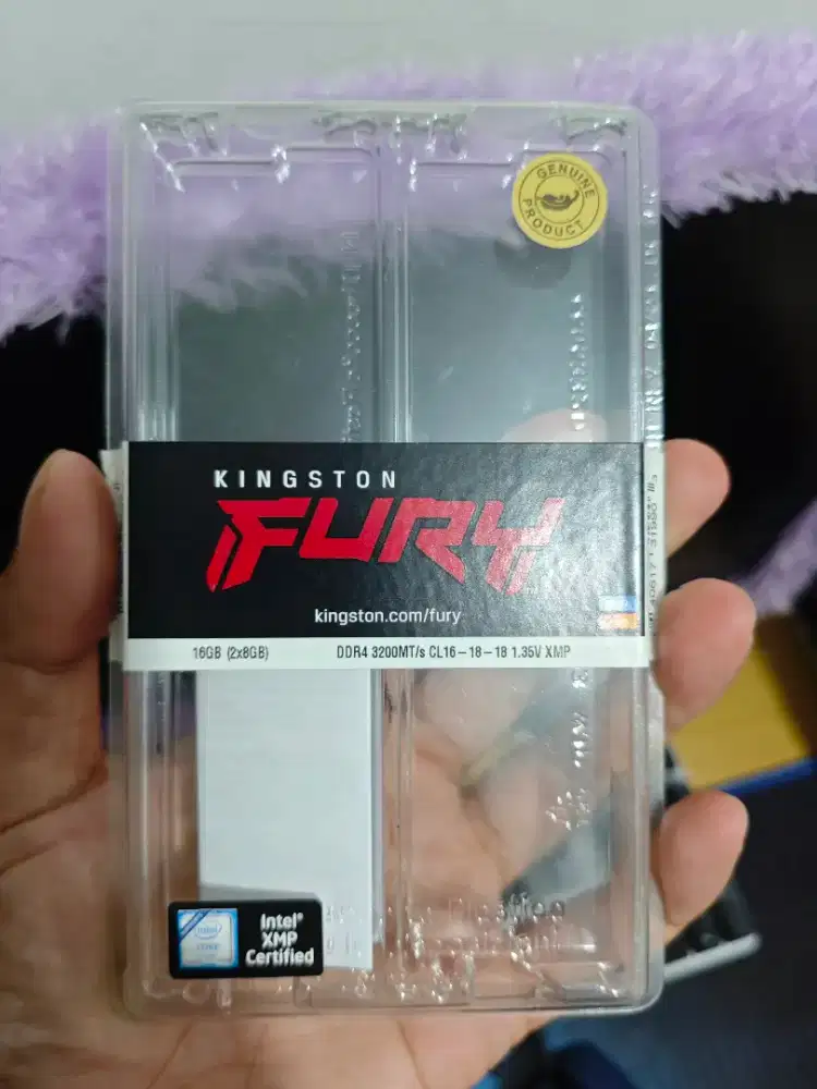 Ram PC Kingstone Fury Beast 32000mhz DDR4  Dual Channel 16 GB - 2x8 GB
