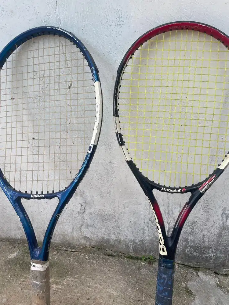 Raket tennis babolat dan wilson
