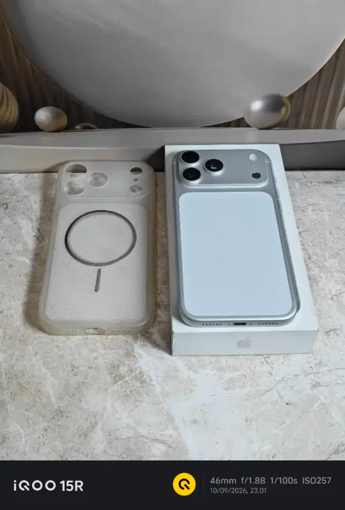iphone 17 pro max 256gb silver garansi ibox