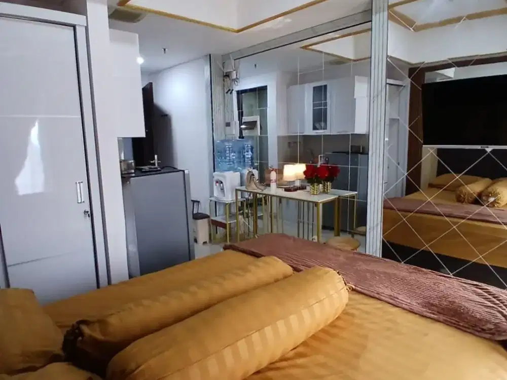 Sewa apartemen nyaman lengkap belakang mall cicilan 4 juta per bulan dkt exit tol margonda