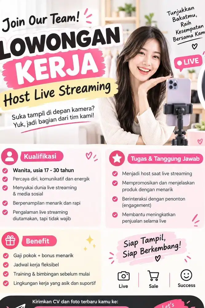 LOKER HOST LIVE STREAMING LIVE STREAMER