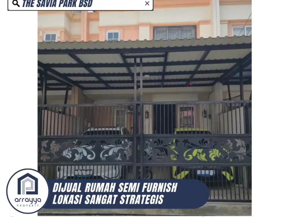 DIJUAL RUMAH CANTIK 2 LANTAI SEMI FURNISHED DI THE SAVIA (ENB259)