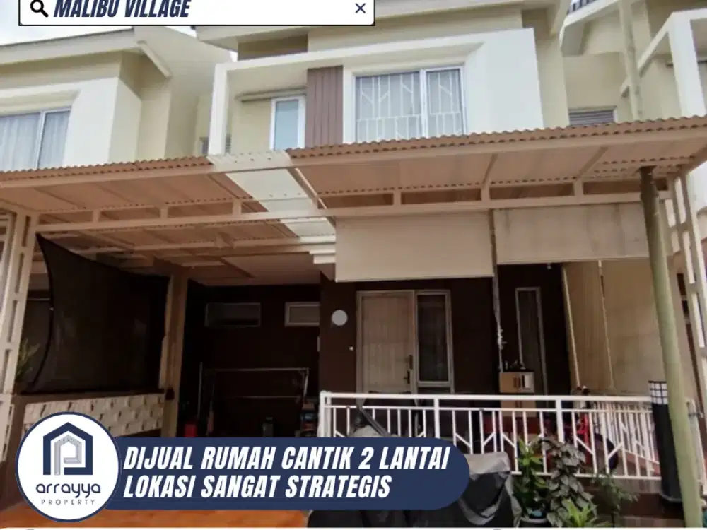 DIJUAL RUMAH MODERN SEMI FURNISHED DI MALIBU VILLAGE (DM107)
