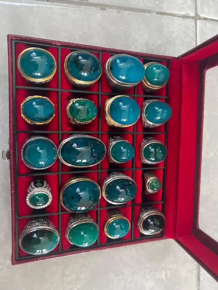 Jual 20 cincin batu bacan