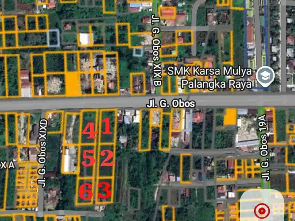 Jl. G Obos Induk Uk.70x200 SHM (Ahmad Dody)