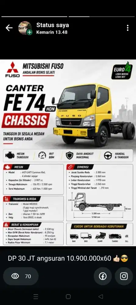 Mitsubishi canter