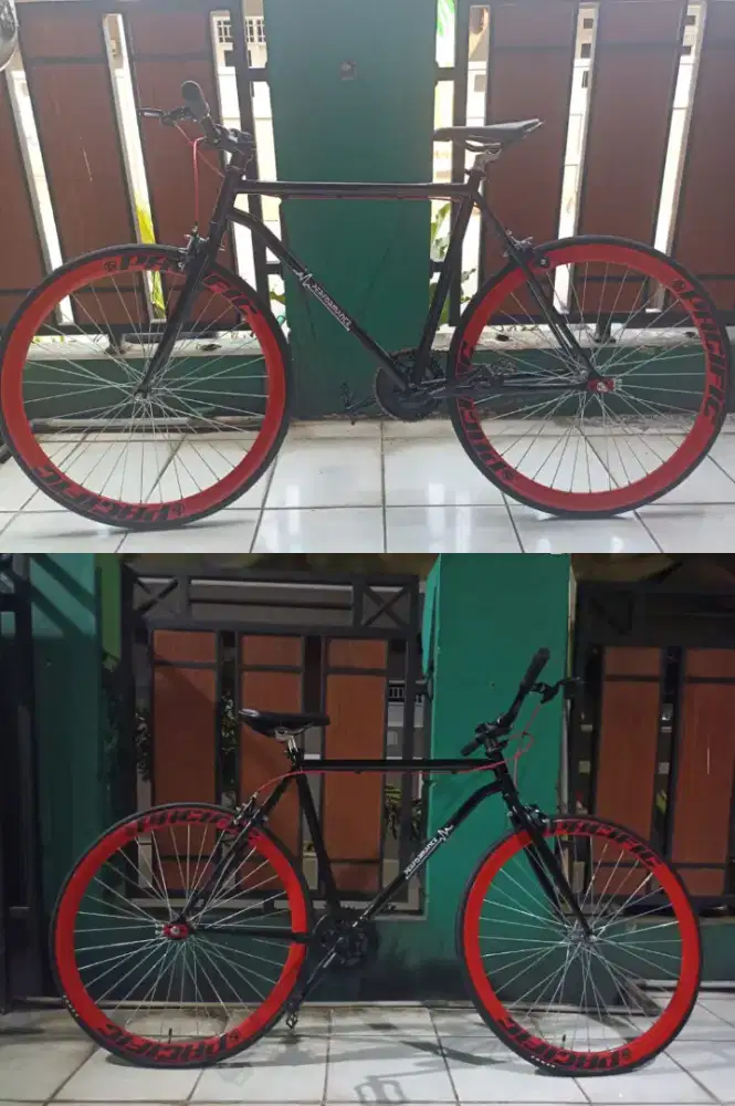 Sepeda fixe.. Second rasa baru. Semua onderdil baru  tinggal goea